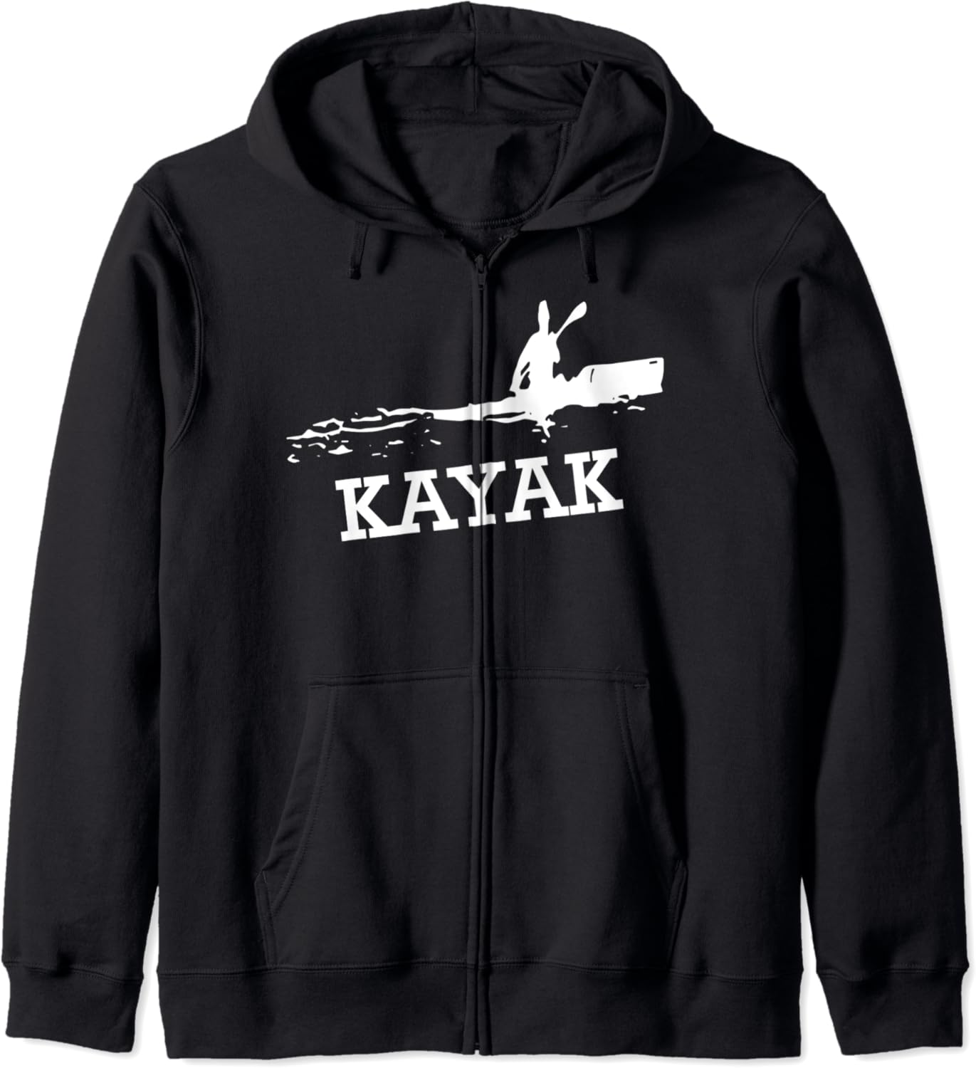 Kayak Kayaking Zip Hoodie Clothing, Shoes & Jewelry